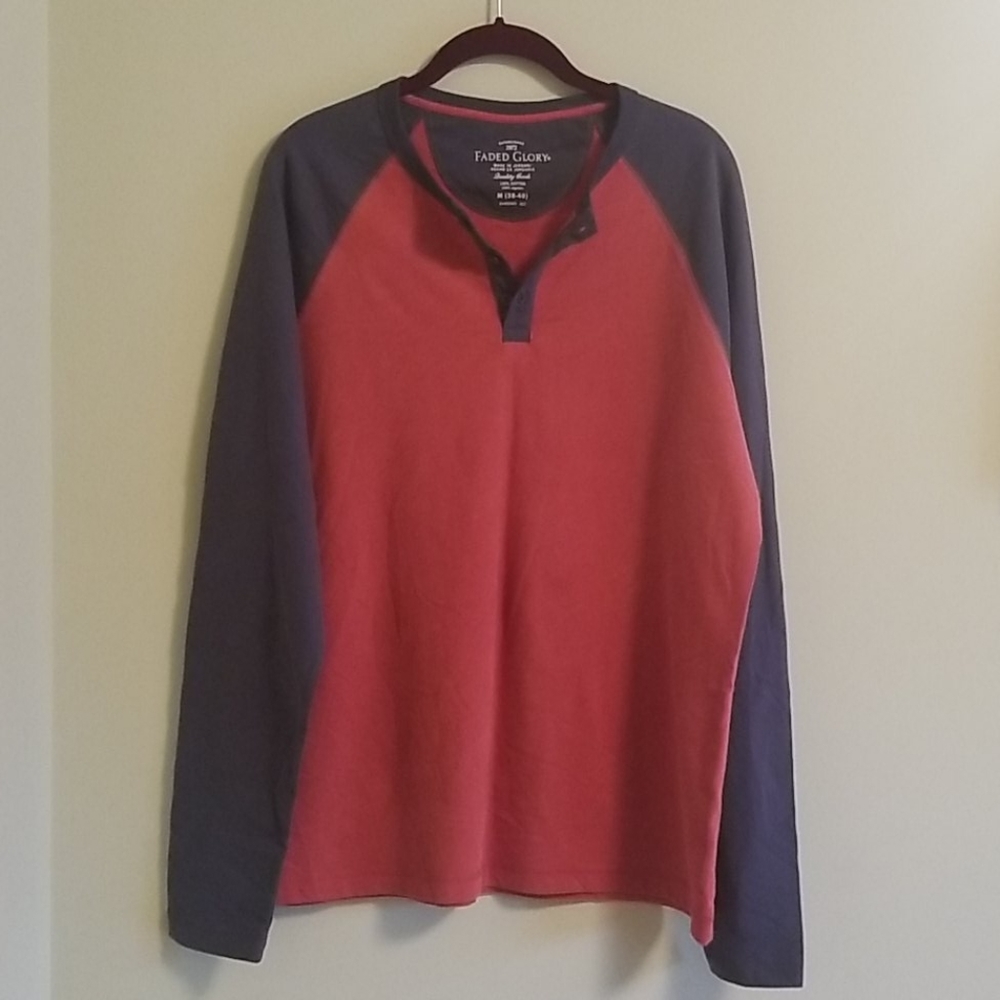 Faded Glory Men's Long Sleeve Shirt Size M